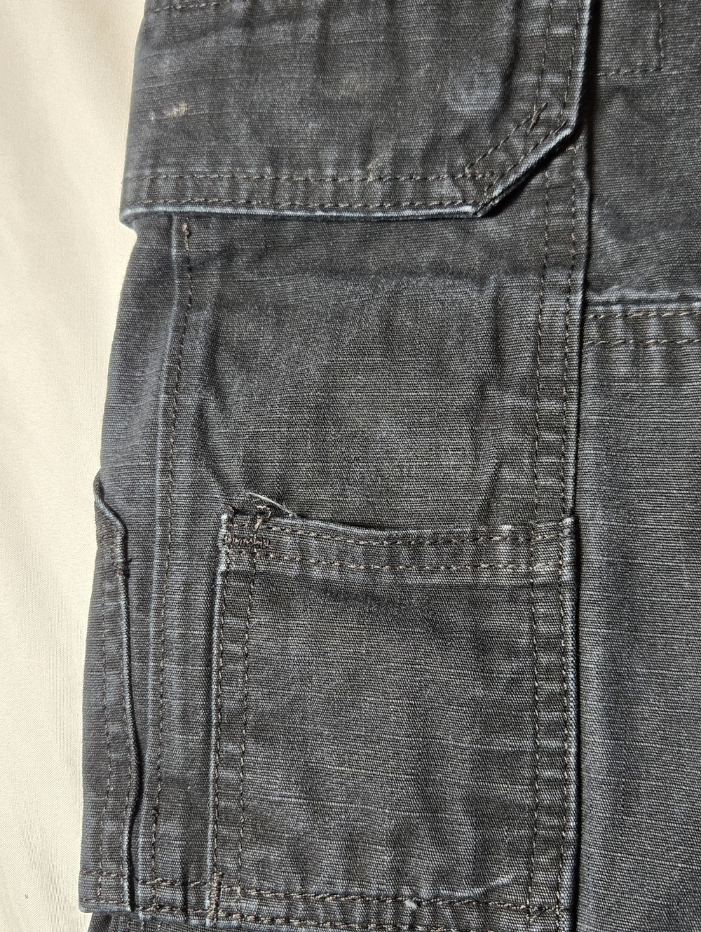 Wrangler RIGGS Workwear Ripstop Ranger Cargo Pant 38x32 (See Pics) Black - Picture 7 of 14